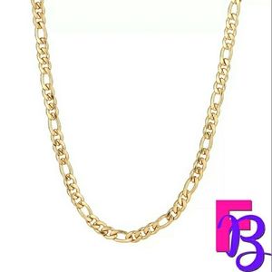 24" 5mm 14k Italian Figaro Neck Chain
